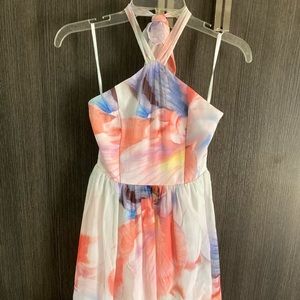 WHBM summer halter dress
